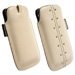 KALIXPOUCH_SAM - Etui Krusell Kalix Pouch cuir Taille Medium couleur sable
