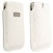 AVENYN_BLANLONG - Housse Luxe Krusell Avenyn Pouch blanc iPhone 5