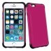 ANTICHOCIP647FUSHIA - Coque hybride bi-matières anti-choc pour iPhone 6 coloris fushia