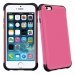 ANTICHOCIP647ROSE - Coque hybride bi-matières anti-choc pour iPhone 6 coloris rose