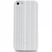 BEEZ-ALLUREIP5PEARLW - BE-EZ Coque LA Cover Allure Pearl White rayures colorés pour iPhone 5s