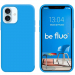 BEFLUOIP17LIGHTBLU - Coque souple Be Fluo coloris bleu clair pour iPhone 17