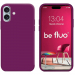 BEFLUOIP17MYRTILLE - Coque souple Be Fluo coloris Myrtille (violet) pour iPhone 17