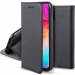 BOOKX-A51NOIR - Etui Galaxy A51 rabat latéral fonction stand coloris noir