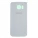 CACHE-S6EDGEBLANC - Face arrière vitre du dos blanc Samsung Galaxy S6-Edge SM-G925 