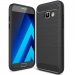 CARBOBRUSH-A520F - Coque Galaxy A5-2017 antichoc coloris noir aspect carbone