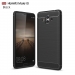 CARBOBRUSH-MATE10 - Coque Mate-10 antichoc coloris noir aspect carbone et métal brossé
