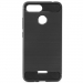 CARBOBRUSH-REDMI6 - Coque Xiaomi Redmi-6 antichoc coloris noir aspect carbone