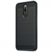 CARBOBRUSH-REDMI8 - Coque Xiaomi Redmi-8 antichoc coloris noir aspect carbone