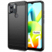 CARBOBRUSH-REDMIA1 - Coque Xiaomi Redmi-A1 / Redmi-A2 antichoc coloris noir aspect carbone