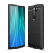 CARBOBRUSH-REDNOTE8PRO - Coque Xiaomi Redmi-Note 8 PRO antichoc coloris noir aspect carbone