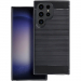 CARBOBRUSH-S24ULTRA - Coque Galaxy-S24 Ultra antichoc coloris noir aspect carbone