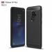 CARBOBRUSH-S9PLUS - Coque Galaxy-S9 PLUS antichoc coloris noir aspect carbone