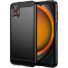 CARBOBRUSH-XCOVER7PRO - Coque Galaxy-XCOVER 7 Pro antichoc coloris noir aspect carbone