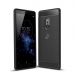 CARBOBRUSH-XZ2 - Coque Xperia-XZ2 flexible antichoc coloris noir aspect carbone