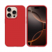 COV-IP16PMAXROUGE - Coque en silicone iPhone 16 Pro Max souple flexible et enveloppante rouge