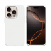 COV-IP16PROBLANC - Coque en silicone iPhone 16 Pro souple flexible et enveloppante blanc
