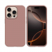 COV-IP16PROROSE - Coque en silicone iPhone 16 Pro souple flexible et enveloppante coloris rose