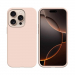 COV-IP16PROROSEGOLD - Coque en silicone iPhone 16 Pro souple flexible et enveloppante rose gold