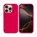 COV-IP16PROROSEV - Coque en silicone iPhone 16 Pro souple flexible et enveloppante rose vif