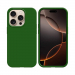 COV-IP16PROVERT - Coque en silicone iPhone 16 Pro souple flexible et enveloppante coloris vert foncé
