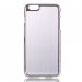 COVALUIP655GRIS - Coque rigide avec aluminium brossé gris pour iPhone 6-Plus de 5,5 pouces