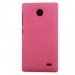 COVGRANITROSELUM630 - Coque rigide rose pour Lumia 630 Nokia aspect granité toucher rugueux