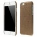 COVLEZARDIP6MARRON - Coque arrière aspect lézard en relief iPhone 6s coloris marron métallisé