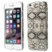 COVSERPENTIP655BLANC - Coque arrière aspect serpent en relief iPhone 6s Plus coloris blanc et noir