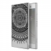 COVXZ1-MANDALANOIR - Coque souple Xperia XZ1 transparente motif mandala noir