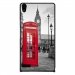CPRN1ASCENDP6CABINEUK - Coque rigide pour Huawei Ascend P6 avec impression Motifs cabine téléphonique UK rouge