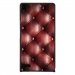 CPRN1ASCENDP6CAPITON - Coque rigide pour Huawei Ascend P6 avec impression Motifs effet capitonné bordeau