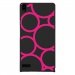 CPRN1ASCENDP6RONDSFUSHIAS - Coque rigide pour Huawei Ascend P6 avec impression Motifs ronds fushias