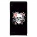CPRN1ASCENDP6SKULLFLOWER - Coque rigide pour Huawei Ascend P6 avec impression Motifs skull fleuri
