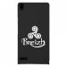 CPRN1ASCENDP6TRISKEL - Coque rigide pour Huawei Ascend P6 avec impression Motifs Triskel Celte blanc