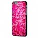 CPRN1IP6PLUSARABESQFUSHIA - Coque noire iPhone 6 Plus impression Motifs Arabesque fushia