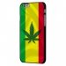 CPRN1IP6PLUSRASTA - Coque noire iPhone 6 Plus impression drapeau Rasta