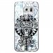 CRYSGALS7EDGEMAORI - Coque rigide transparente pour Samsung Galaxy S7-Edge avec impression Motifs maori