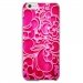 CRYSIP6PLUSARABESQUEFUSHIA - Coque rigide pour Apple iPhone 6 Plus avec impression Motifs arabesque fushia