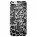CRYSIP6PLUSARABESQUENOIR - Coque rigide pour Apple iPhone 6 Plus avec impression Motifs arabesque noir