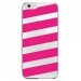 CRYSIP6PLUSBANDESFUSHIAS - Coque rigide pour Apple iPhone 6 Plus avec impression Motifs bandes fushias