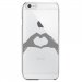 CRYSIP6PLUSMAINCOEUR - Coque rigide pour Apple iPhone 6 Plus avec impression Motifs mains en forme de coeur