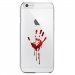 CRYSIP6PLUSMAINSANG - Coque rigide pour Apple iPhone 6 Plus avec impression Motifs main ensanglantée