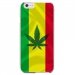 CRYSIP6PLUSRASTA - Coque rigide pour Apple iPhone 6 Plus avec impression Motifs rasta