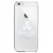 CRYSIP6PLUSTRISKEL - Coque rigide pour Apple iPhone 6 Plus avec impression Motifs Triskel Celte blanc