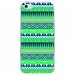 CRYSIPHONE5CAZTEQUEBLEUVER - Coque rigide transparente pour Apple iPhone 5C avec impression Motifs aztèque bleu et vert