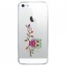 CRYSIPHONE5CCHOUETTEBRANCHE - Coque rigide transparente pour Apple iPhone 5C avec impression Motifs chouette sur une branche