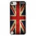 CRYSTOUCH5DRAPUKVINTAGE - Coque rigide transparente pour Apple iPod Touch 5 avec impression Motifs drapeau UK vintage