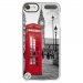 CRYSTOUCH6CABINEUK - Coque rigide transparente pour Apple iPod Touch 6G avec impression Motifs cabine téléphonique UK r
