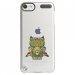 CRYSTOUCH6CHOUETTE - Coque rigide transparente pour Apple iPod Touch 6G avec impression Motifs chouette psychédélique